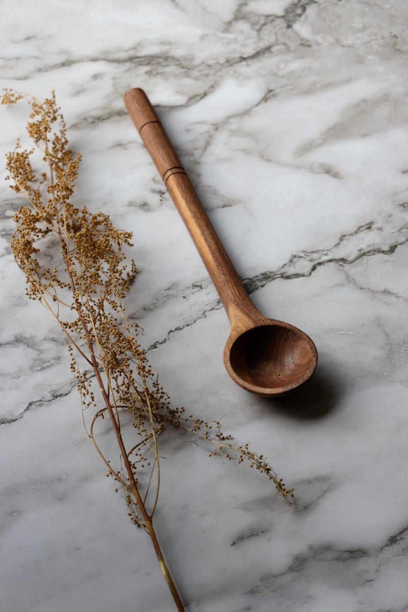 Black Hazel Woods Handmade Essential Kitchen Spoon Set in Irish Walnut - Thatch Goods