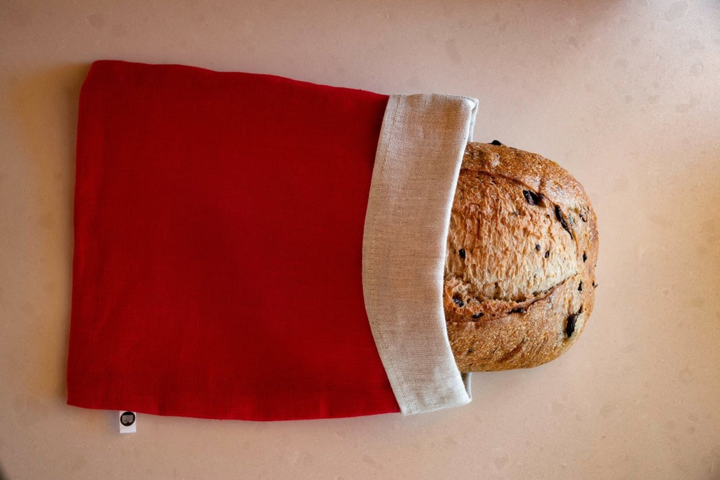 Bricolage Quilts Handmade Irish Linen Medium Bread Bags - Thatch Goods