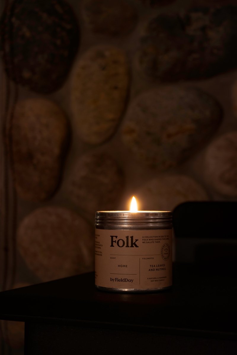 FieldDay Folk Tin Candle in Home - Thatch Goods