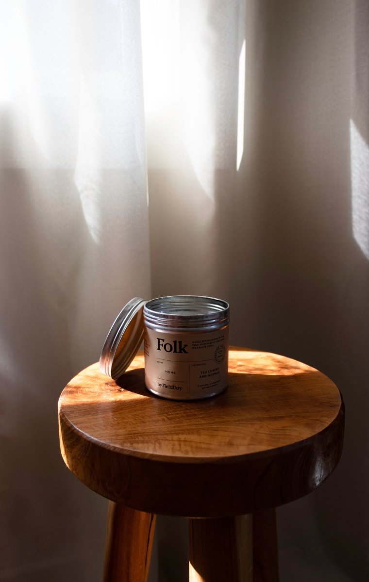 FieldDay Folk Tin Candle in Home - Thatch Goods