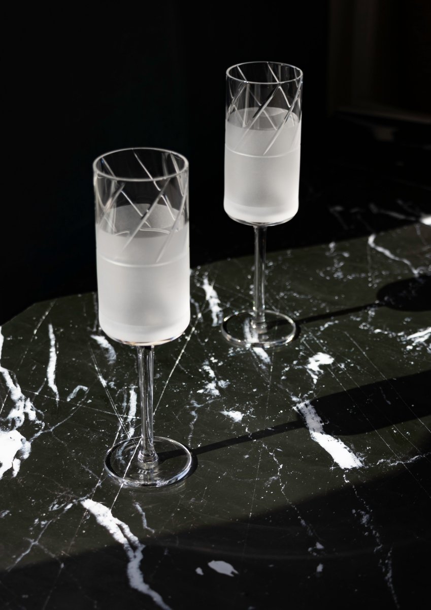 J. Hill's Standard Elements Crystal Champagne Flutes - Thatch Goods